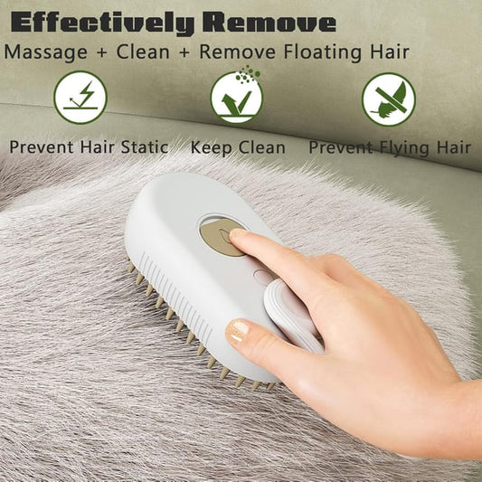 Brosse de toilettage auto-nettoyante